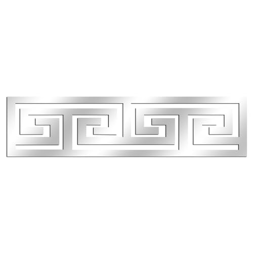 HASTHIP® 12 Pcs Geometric Shape Acrylic Wall Stickers Removable Adhesive Wall Mirror Decor for Living Room Home Background (Silver) HASTHIP® 12 Pcs Geometric Shape Acrylic Wall Stickers Removable Adhesive Wall Mirror Decor for Living Room Home Background (Silver)